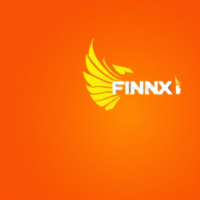 make logo for : FNX colour orange , background image fenix